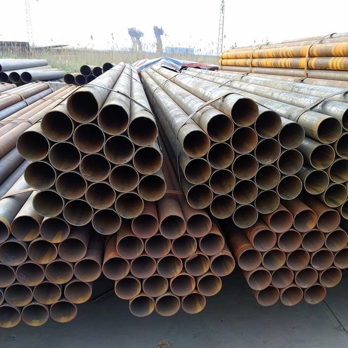 Q235 soldó con autógena la tubería de acero negra la pared gruesa A53/BS1387 de ASTM del carbono ERW galvanizó ERW soldó con autógena la tubería de acero 0