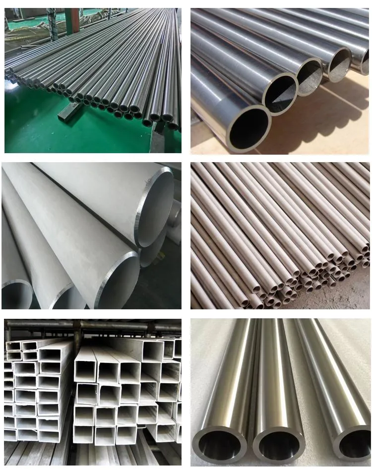 Tubo sin soldadura de acero inoxidable AISI 201 de ASTM 202 301 304 1,4301 316 430 tubo sin soldadura de 304L 316L Ss